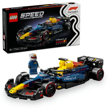 Set LEGO Speed Champions Masina de curse F1 Oracle Red Bull Racing RB20 77248, Vehicul de jucarie Formula 1, 2024