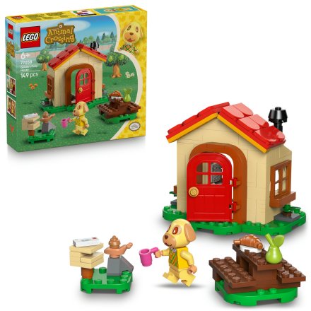 Set LEGO Animal Crossing Casa confortabila a lui Goldie 77058, Jucarie de constructie Nintendo, 2025
