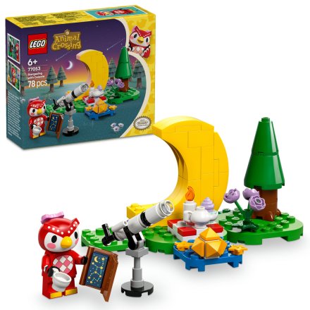 LEGO Animal Crossing Наблюдение на звездите със Селест 77053 Комплект, Конструктор играчка, 2024