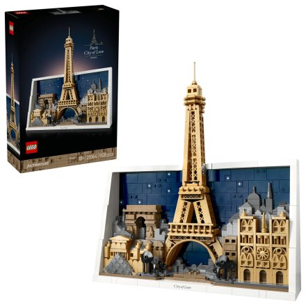 LEGO Architecture Париж - Град на любовта - Комплект 21064, Колекционерска бройка и декорация за стена, 2026