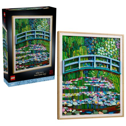 LEGO Art Claude Monet, Γέφυρα πάνω από τη Λίμνη με τα Νούφαρα σετ 31220