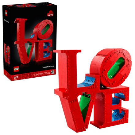 Set LEGO Art LOVE 31214, pentru Adulti, Pop Art