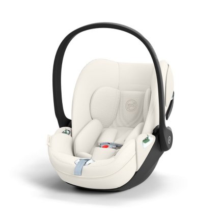 Scoica auto Cybex Platinum Cloud T Plus i-Size pentru copii, 0-24 luni, confortabila - Off White