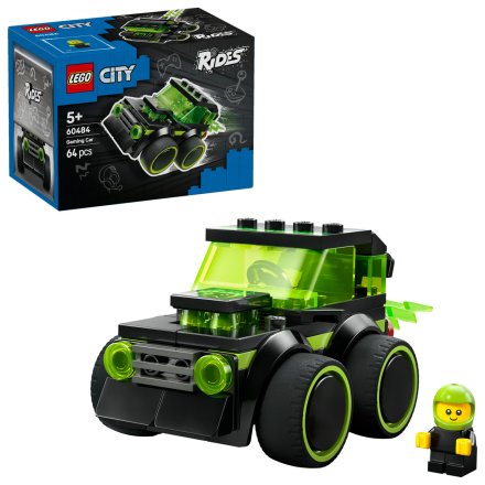 Set LEGO City Masina de curse din jocuri video 60484, Vehicule LEGO, pentru copii