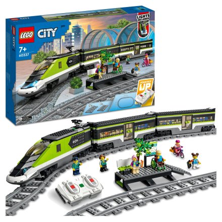 LEGO City Σετ Επιβατικών Εξπρές Τρένου 60337, Τρένο με Τηλεχειριστήριο, για παιδιά