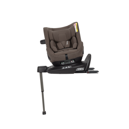 Scaun auto pentru copii Nuna PRUU, 0-4 ani, rotativ, cu baza, Chestnut