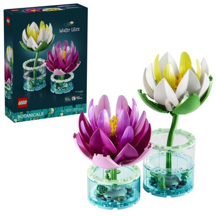 LEGO Botanicals Водни лилии 11511, Комплект изкуствени цветя