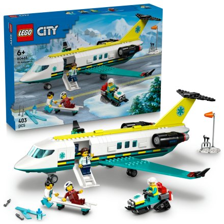 Комплект LEGO City 60465 за деца - Самолет за линейка