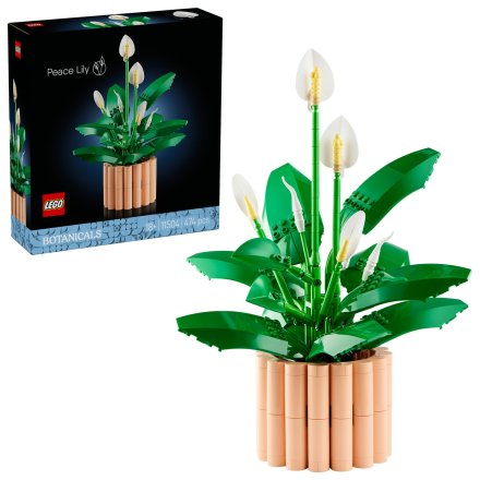 LEGO Botanicals Crinul pacii 11504, 474 piese, Set de Constructie Planta Artificiala pentru Adulti