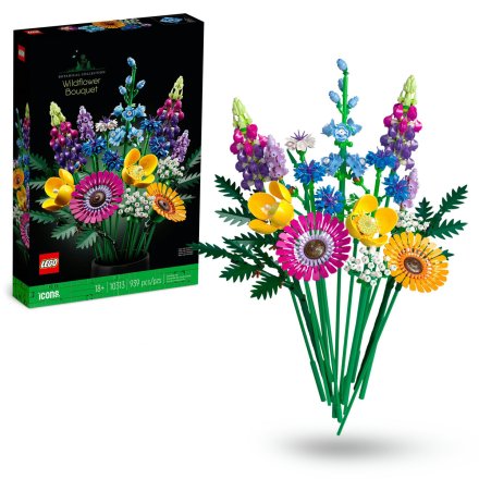 LEGO Botanicals Букет от диви цветя 10313, Комплект за изграждане на изкуствени цветя за възрастни