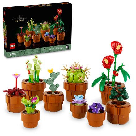LEGO Icons Саксийни растения 10329, Комплект за възрастни - Ботаническа колекция