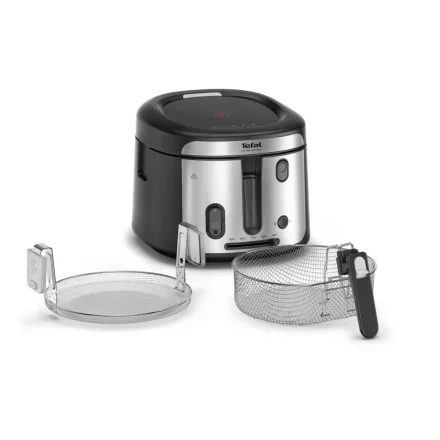 Фритюрник Tefal Filtra Vision FF2588e0, 1900W, 1.2 кг, сребрист и черен