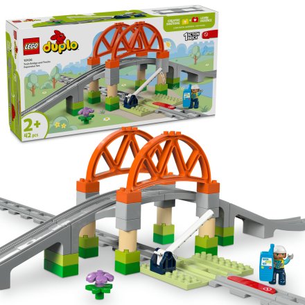 Set de extindere pod cu sine de cale ferata LEGO DUPLO 10426