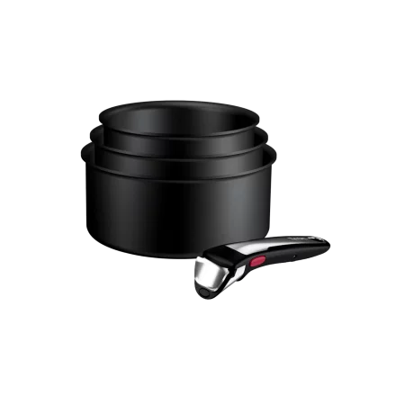 Σετ 4 τεμαχίων Tefal Ingenio Excellence+, Τηγάνια 16/18/20 cm, Επαγωγικά, Αντικολλητικά