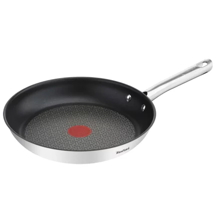 Tigaie Tefal Duetto On 24cm, Inox, Inductie, indicator thermo