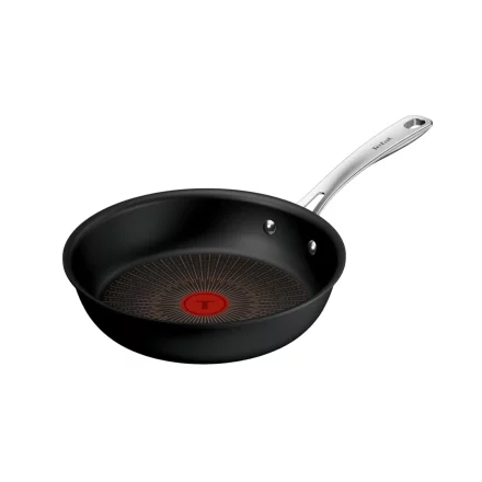 Тиган Tefal Excellence+ 26 см, незалепващо покритие, технология Thermo-Signal, съвместим с индукция, черен