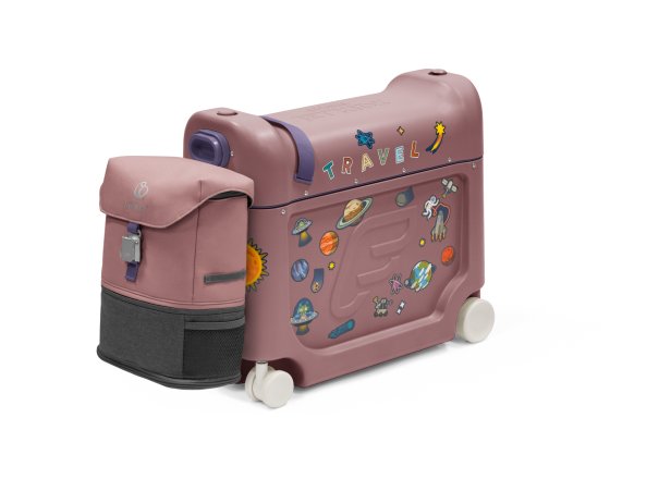 Stokke JetKids BedBox V4, с разширяема раница, цвят Hazy Lilac