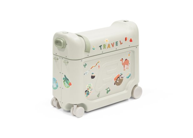 Valiza pentru Copii Stokke JetKids BedBox V4, transformabila, incapatoare, Sea Green