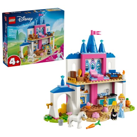 LEGO Disney Замъкът на Пепеляшка с домашни любимци 43283