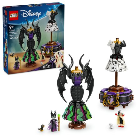 LEGO Disney 43262 - Роклите на Злодея и Круела де Вил