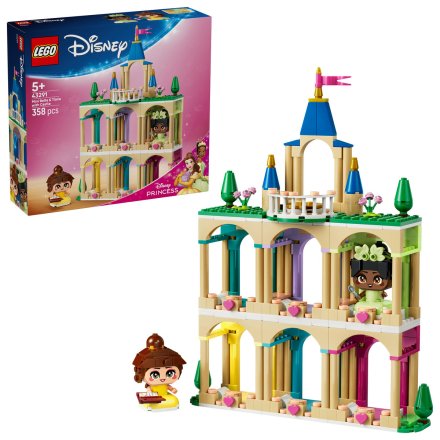 Μίνι πριγκίπισσες Μπελ και Τιάνα στο κάστρο LEGO Disney 43291