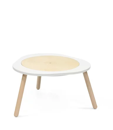 Masa de Joaca Multifunctionala Stokke MuTable V2, din Lemn Masiv, 1.5 - 8 ani, White