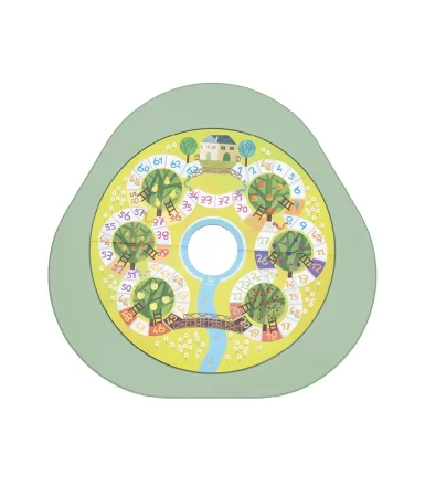 Panou de Joaca Vertical tip tabla de joc Stokke MuTable V2 Playwall, pentru masa de joaca, creativ, Fruit and Vegetables