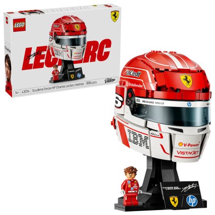 Casca lui Charles Leclerc Scuderia Ferrari HP LEGO Editions 43014