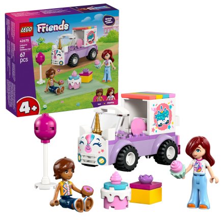Masina-unicorn pentru livrare de torturi LEGO Friends 42675