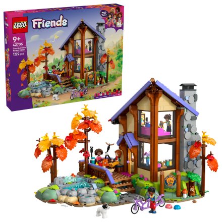 LEGO Friends 42705 Άνετη Καμπίνα στο Φθινοπωρινό Δάσος