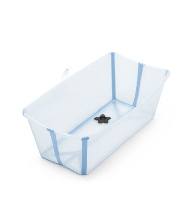 Cadita Bebe Pliabila Stokke Flexi Bath 0-4 Ani, Compacta si Portabila, Ocean Blue