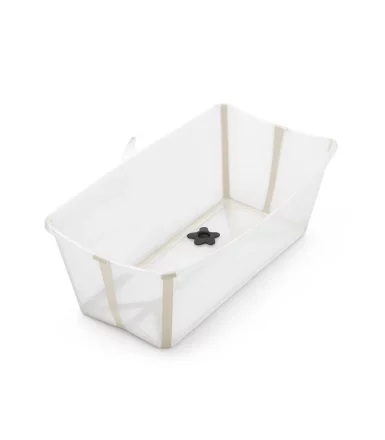 Cadita Bebe Pliabila Stokke Flexi Bath 0-4 Ani, Compacta si Portabila, Sandy Beige