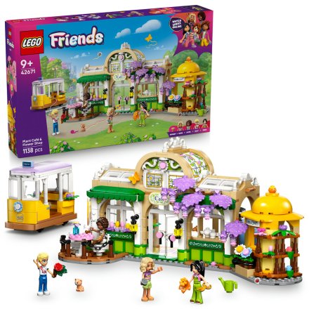 Cafenea cu multe plante si florarie LEGO Friends 42671