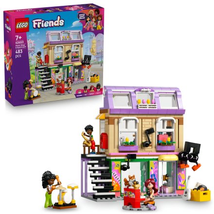 Magazin de muzica si apartament LEGO Friends 42653