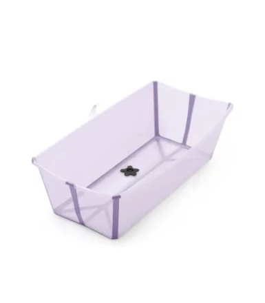 Cadita pliabila pentru copii Stokke Flexi Bath X-Large, 0-6 ani, spatioasa, Lavender