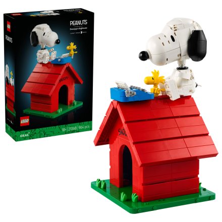 Комплект LEGO Ideas Peanuts: Къщата на Снупи 21368, Ретро колекция Peanuts