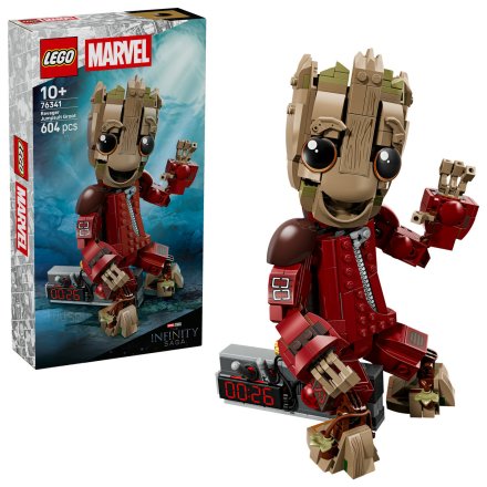 LEGO Marvel Groot в униформа на Ravager комплект 76341 – Съчленена колекционерска фигурка