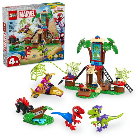 Set LEGO Marvel Infruntarea dintre dinozaurii Spidey si Gobby 11200, Jucarie Copii