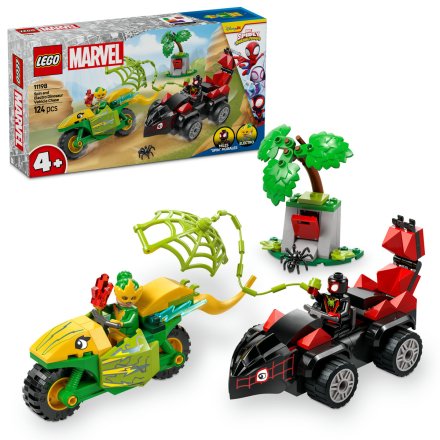Комплект LEGO Marvel Spidey: Spin and Electro в Дино-превозни средства 11198, Колекция Dino-Webs
