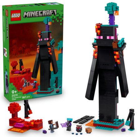 LEGO Minecraft Кула на Ендърмен 21279, Модулен конструктор и колекционерски артикул
