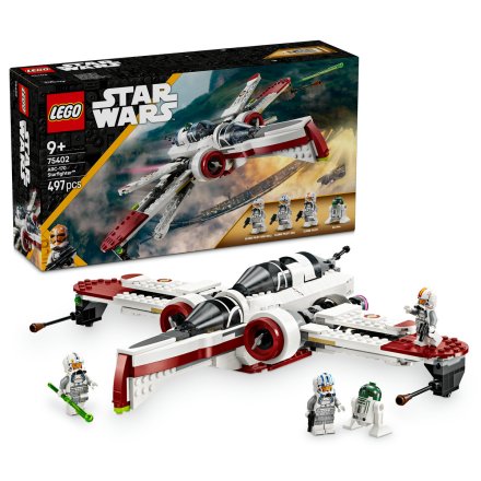 Lego Star Wars 75402 Nava de lupta stelara ARC-170, Set de Constructie cu 4 Personaje si Aripi Reglabile