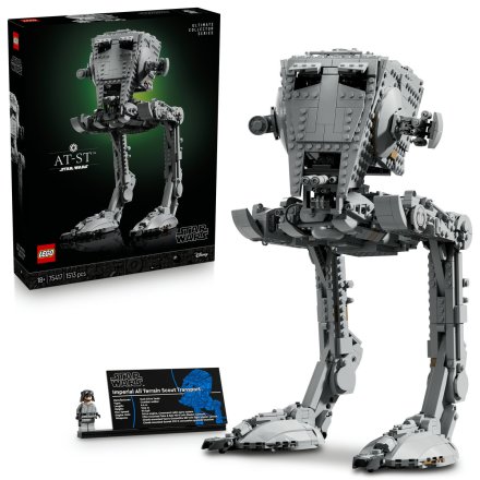 Lego Star Wars 75417 Robot biped AT-ST UCS, Set Premium de Constructie si Etalare pentru Adulti
