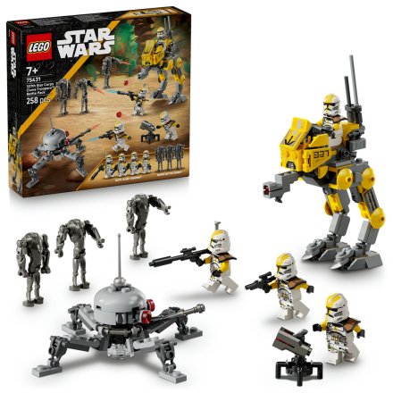Lego Star Wars 75431 Pachet de lupta Soldati clona din unitatea stelara 327, Set cu 7 Figurine