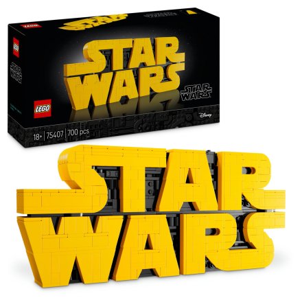 LEGO Star Wars Logoul din Caramizi 75407, Set de Constructie 3D Premium pentru Fanii Adulti