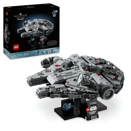 LEGO Star Wars - Millennium Falcon 75375, Колекционерски кораб със среден мащаб за възрастни
