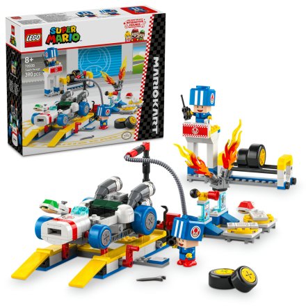 LEGO Super Mario Kart 72035 Гаражът на жабата - Комплект за сглобяване и персонализиране B - Превозно средство Dasher