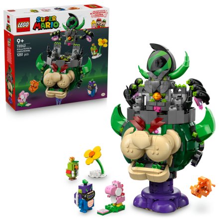 LEGO Super Mario 72042 - Замъкът на принц Флориан и Баузър, интерактивен колекционерски замък от 1251 части