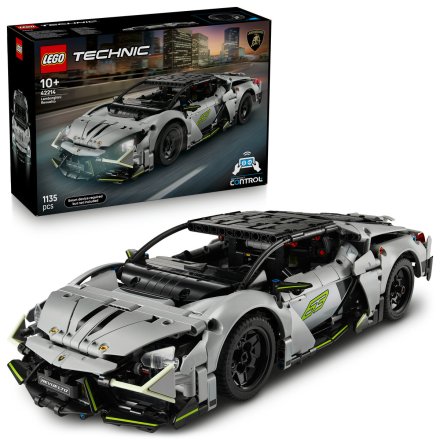 LEGO Technic Lamborghini Revuelto Super Sports Car 42214, STEM комплект с Control+, за деца над 10 години