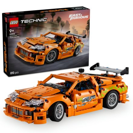 LEGO Technic Toyota Supra MK4 Fast and Furious 42204, Masina de Jucarie, pentru Copii, 9+ Ani