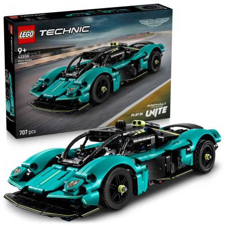LEGO Technic Aston Martin Valkyrie 42208, STEM комплект за изграждане, с V12 двигател за деца над 9 години
